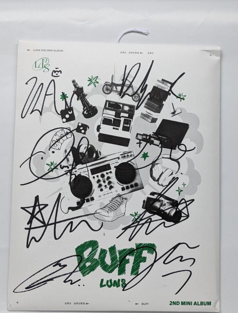 [USED] Not for sale member autograph CDLUN8BUFF