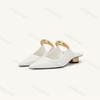 Fashion Women's Slippers 2025 Summer Fashion Sexy Pointed Toe Mules Shallow Mouth Comfortable Round Heel Slippers Luxury Elegant Banquet