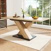Mesa de Jantar Telescópica Mesa de Cozinha Resistente Carga Máxima 60Kg Estilo Minimalista Mesa Extensível Retrátil para Sala de Jantar