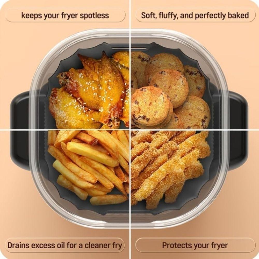 Reusable Baking Tray Liners Easy Clean Non Stick Liners  Airfryer Accessories