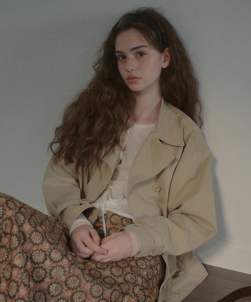 OURNOSTALGIA Mabel Trench Blouson Jacket_Beige(Ocb6Ot01)