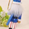 Creative Christmas Wood Nutcrackers Soldier Ornament  New Year Birthday Wedding