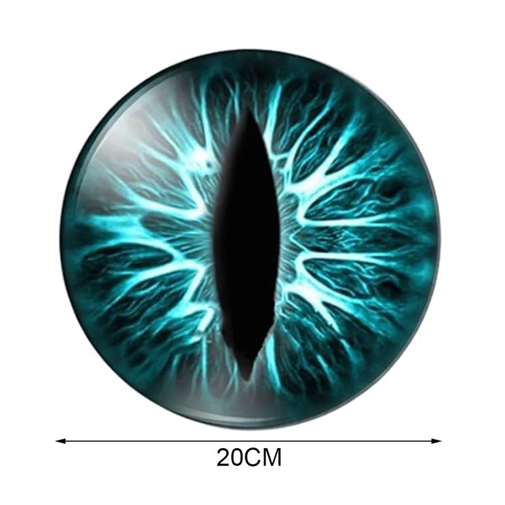 2 Stück Scheinwerfer-Aufkleber mit Tieraugen für Jeeps, 3D-Stereoeffekt, wasserdichtes Autodekor für SUV, lustige Tieraugen-Aufkleber fürs Auto