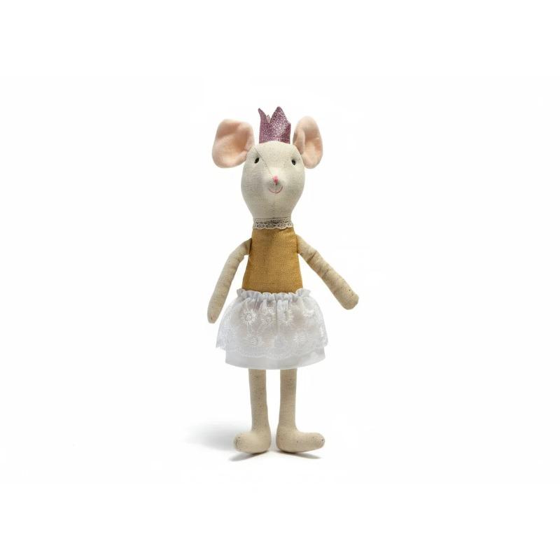 Legmic Leuke Muis Pluche Pop 29cm Knuffeldier Cartoon Speelgoed voor Meisjes Baby Verjaardag Kerstcadeau Schattig Zacht 30CM
