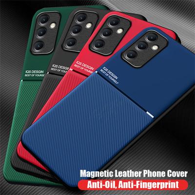 Magnetic Leather Phone Case For Samsung A55 A54 S24 Ultra A14 A53 A34 A32 A52 A24 A13 A51 Matte Cases For Samsung S20 S22 S21 S23 S24 Ultra