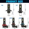 2Pcs 30000LM H7 LED Headlight Bulbs Mini Turbo H11 LED H8 9005 HB3 9006 HB4 Car Fog light H4 Motorcycle Headlamp Auto Plug&Play Lamp 6500K White