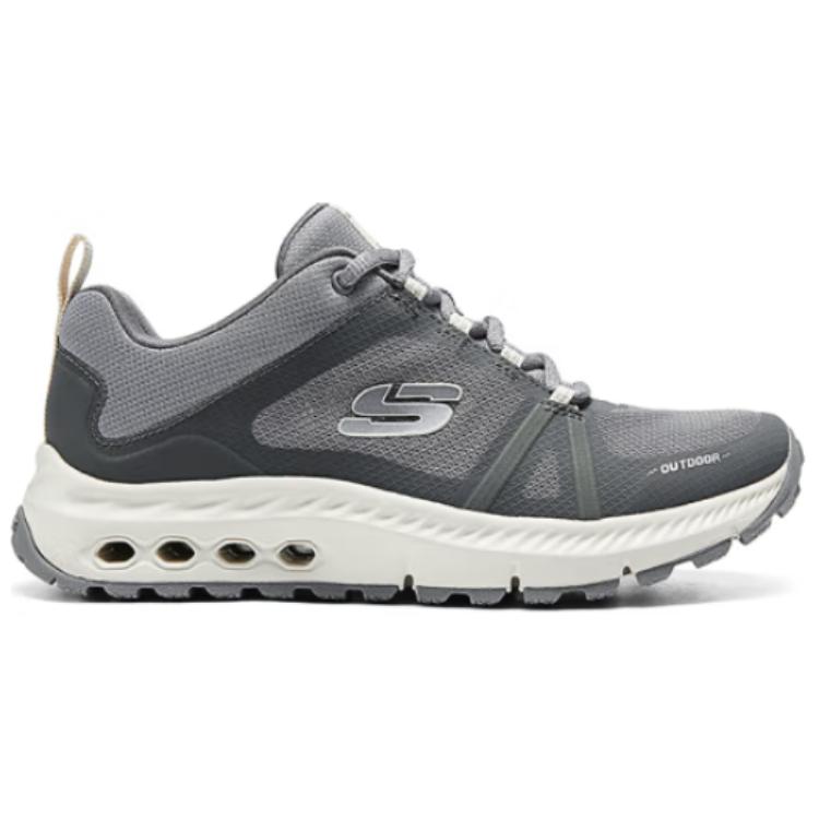 Skechers Outdoor Womens Comfortable Versatile Breathable Supportive Rebound Low-Top Casual Running Shoes Women Sneakers Gray 180154-GRY