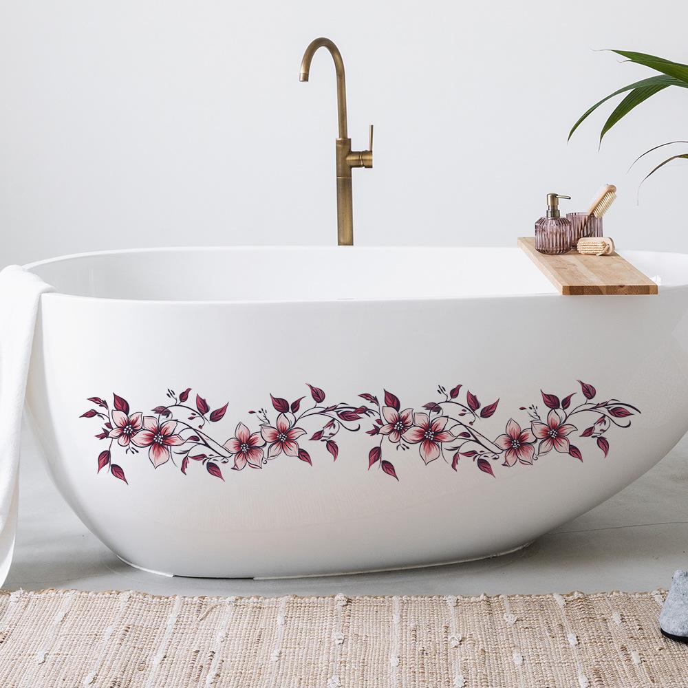 Creative Floral Leaves Wall Sticker Self-Adhesive Removable Bedroom Living Room Hallway Dorm Home Decor Art