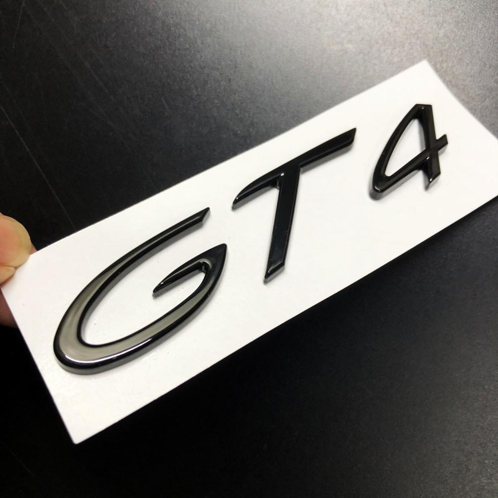 Cayears GTS GT1234 RS ABS Kunststoffen Sticker Badge Decals Racing Embleem Geschikt Na 2012 Voor Porsche Auto Carrosserie Achterklep