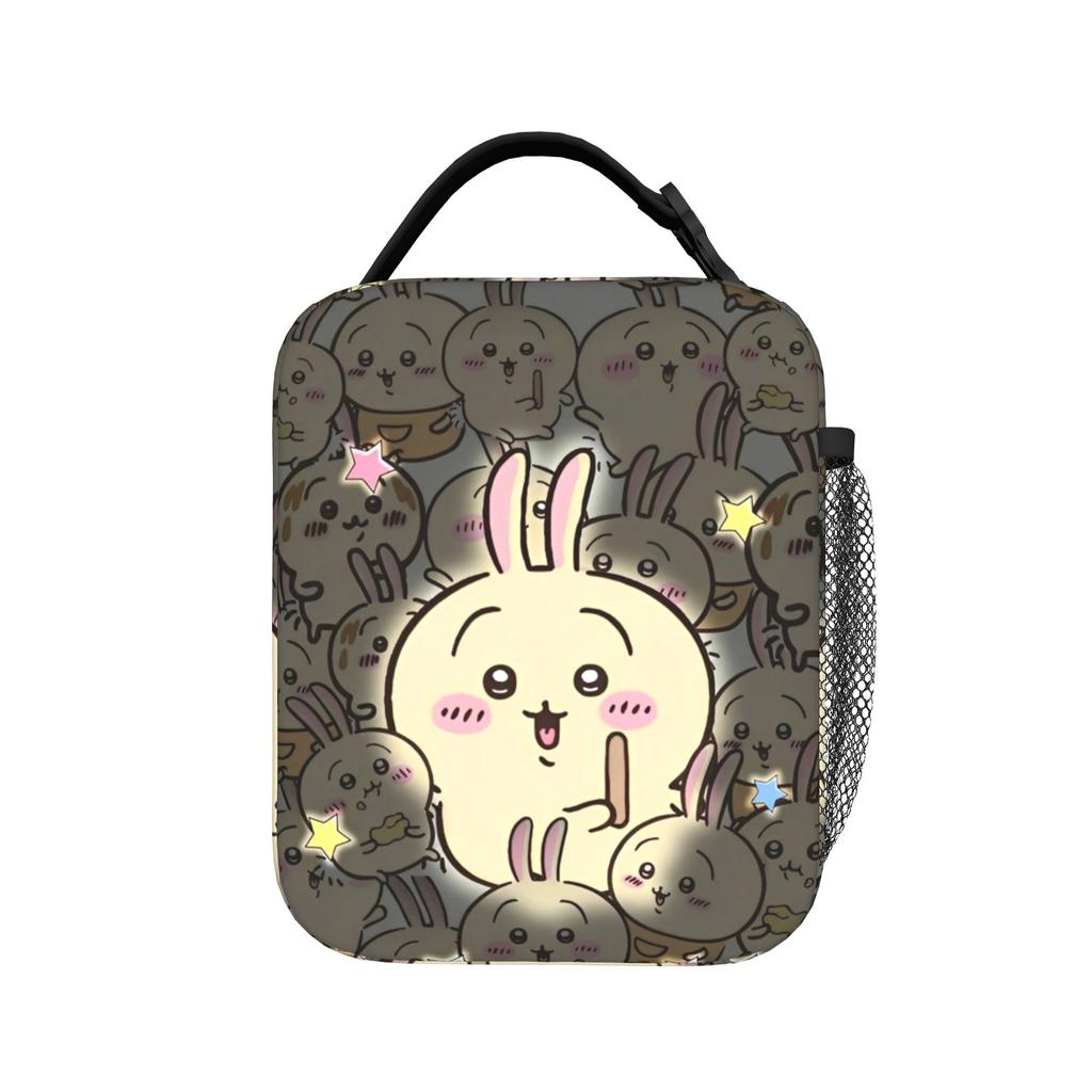 Cute Cartoon Manga Chiikawas Insulated Lunch Bags Leakproof Reusable Cooler Bag Tote Lunch Box Office Picnic Men Women