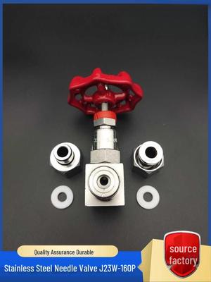 Stainless Steel Butt-Weld Needle Valve J23W-160P, Type 304 Instrument Live Joint Threaded Stop Valve