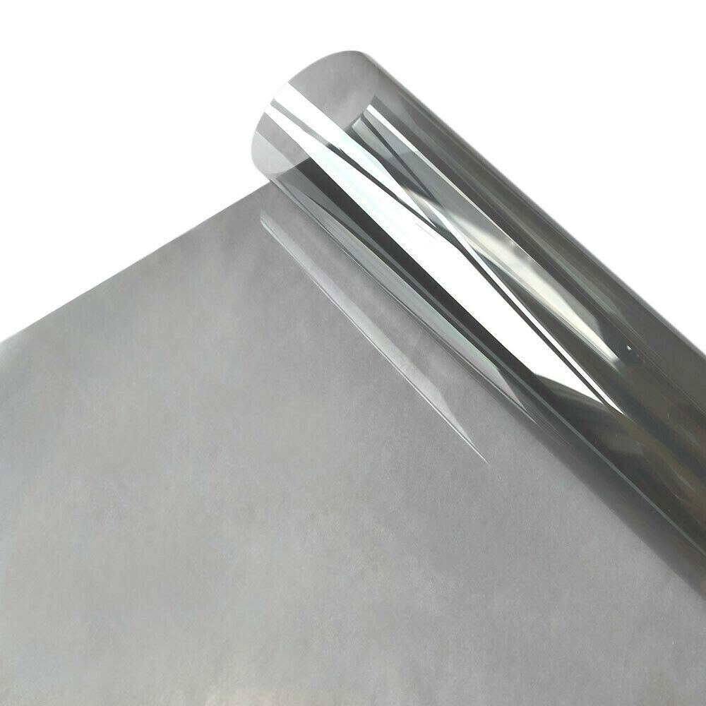 Transparent Fönsterfilm Flerfärgad Solton Självhäftande Dekor av Färgat Glas Vinylrulle DIY A4 20/40*120CM