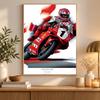 Ducati Corse Diamond Painting Kit 5D Full Drill DIY Diamond Mosaic Wall Art Home Decor