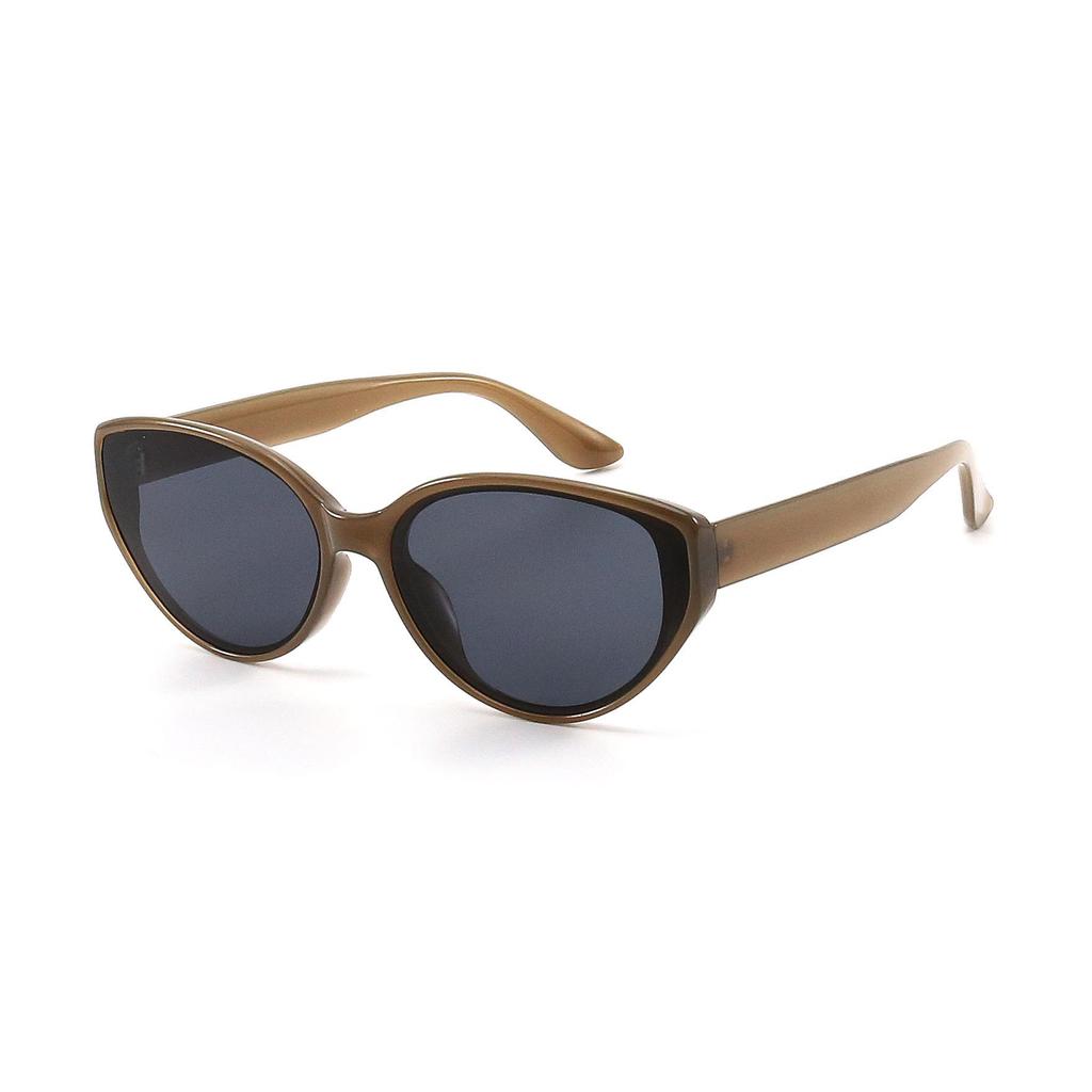 High-End Retro Cat Eye Slimming Sunglasses: UV Protection for Square & Round Faces