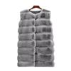Autumn and winter new products imitation fur artificial wool long vest cotton coat thickened plush warm winter wind thickened warm