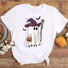 Halloween Unisexs Shirt Cute Halloween Ghost Shirt Halloween Party ShirtUnisex Summer Round Neck Tee Shirt Femme TShirts