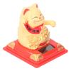 Glückliche Katze Dekoration Solar Power Arm Winken Glück Katze Dekorative Reichtum Begrüßung Katze Ornament