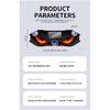 Solar Power Car Demon Eye Light Rechargeable Car Window Light Cool Flashing Warning Light Dynamic Safety Vehicle Signal Lights Dome Lights 6