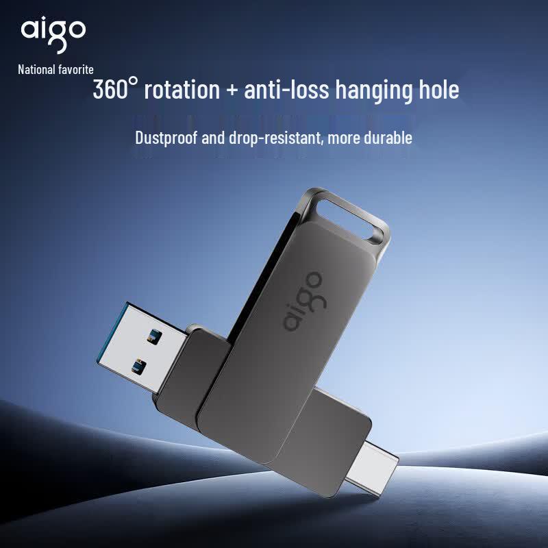 aigo G33 128GB Type-C & USB 3.2 Dual-Interface USB Drive