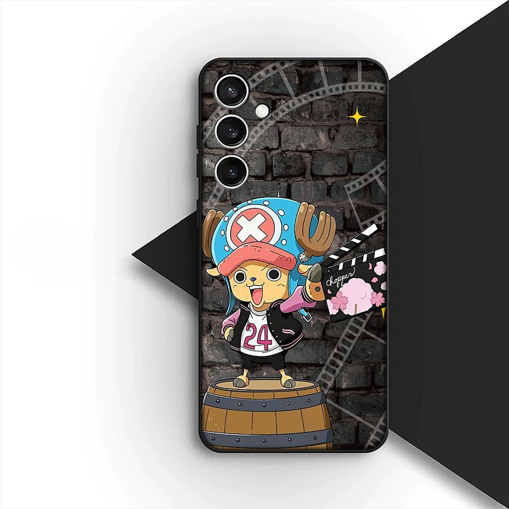 Cover for Samsung Galaxy S10 S8 S9 Plus A33 A34 A31 70 A71 A72 Note 20 9 8 S10E Casing Phone Case One Luffy Pieces Tony Chopper