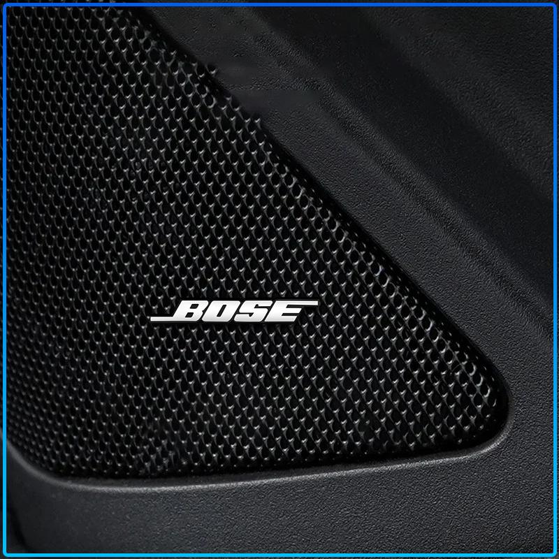 Neues BOSE Buchstabenlogo Auto-Audio-Stereo-Abzeichen Selbstklebender Metallaufkleber Für Autotür Lautsprecher Hochtöner Modifikation