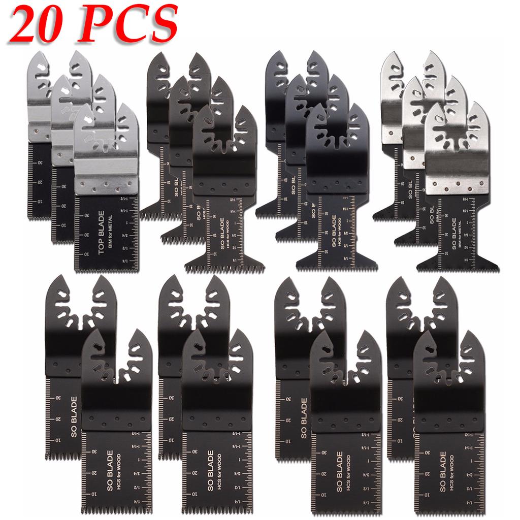 Juego de 5 hojas de sierra oscilantes de 65 mm compatibles con Bosch