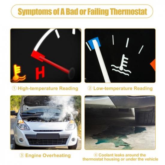 Termostathus Enkelt för Land Rover LR4 Nr LR117568 AJ813986 V6