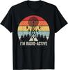 Retro I'm Radio-Active Shirt With Tower Antenna Ham Radio Gift Unisex T-Shirt