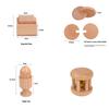 Montessori Wooden Baby Toy Set With Rattles And Shape Sorting For Toddler Play