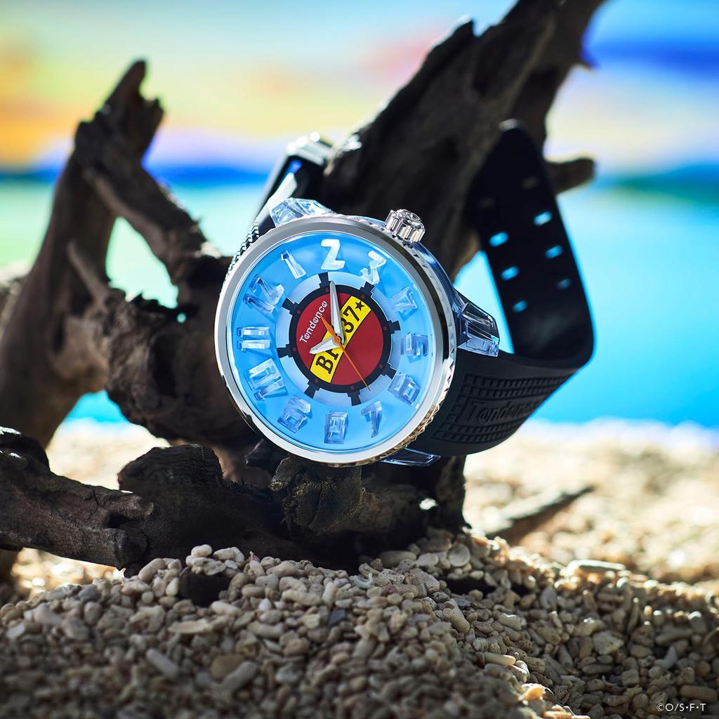 ONE PIECE Collaboration Watch Franky Model Quartz 10 ATM Water Resistant Mineral Glass Blue Dial TY532028 Unisex [TENDENCE] [Authentic]