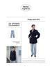 NEWOPEN 2025 Early Spring Korean-Style Women's Double-Breasted Waist-Hugging Blazer C3588