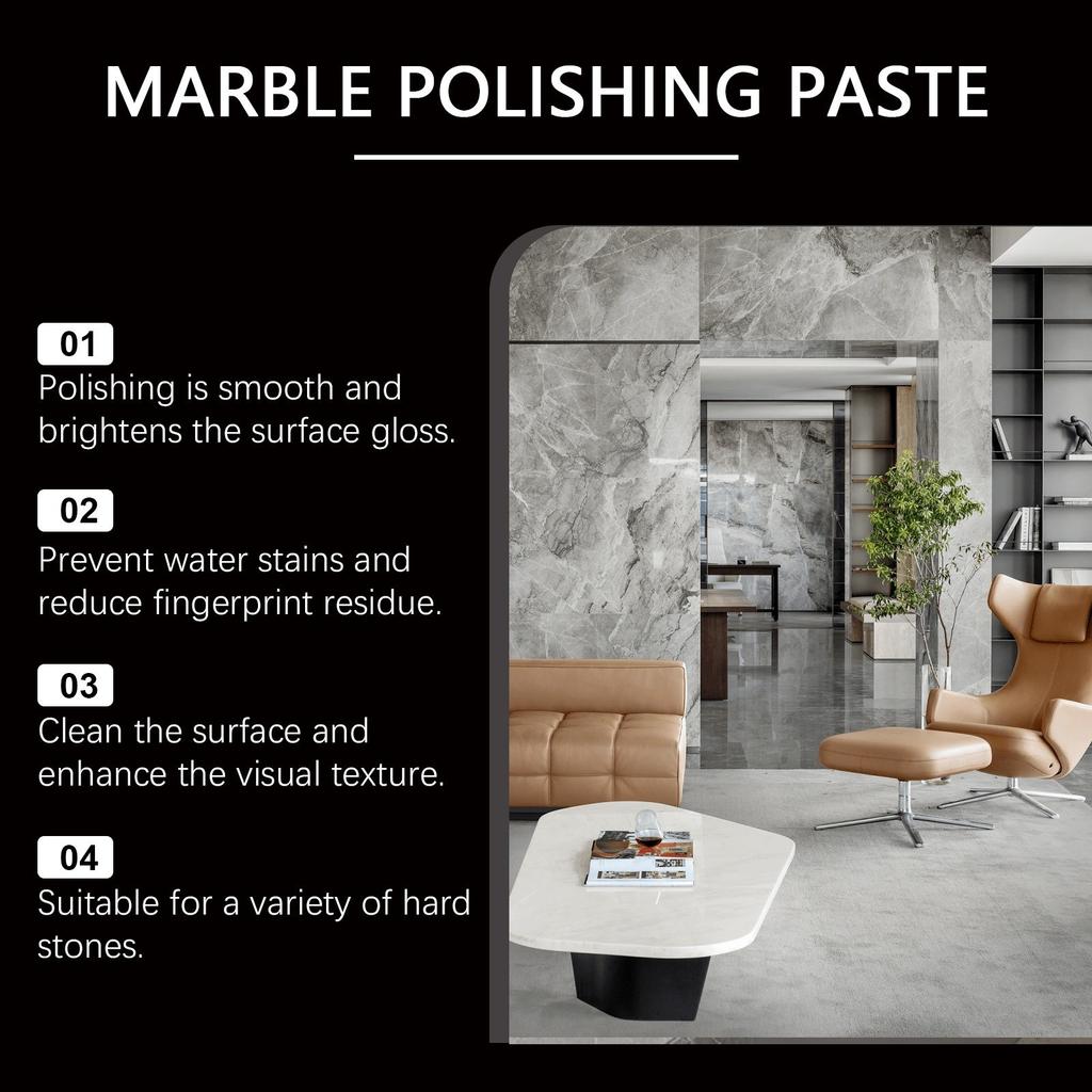 Polishing Paste, Kitchen Quartz Stone Tile Countertop Scratch , Stain Cleaning And Brightener