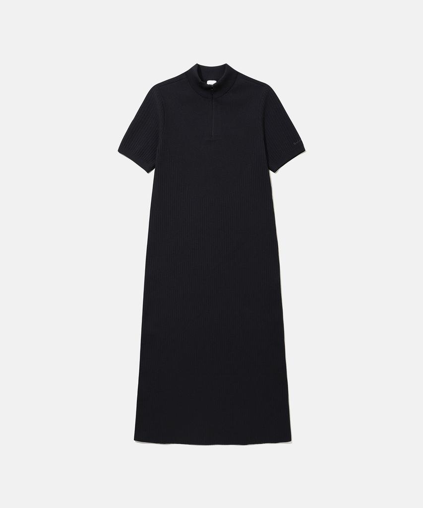 DESCENTE Women'S Dualis Knit Dress Black (Sq322Dop71)