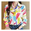Navava Nb1987 Long Sleeve Shirt With Paint Print