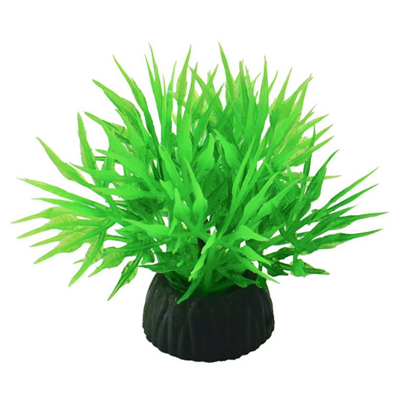 5Pcs Artificial Aquarium Decorative Pvc Aquatic Plants Simulation Water Weeds Ornament Fish Tank Grass Decoration Accessories