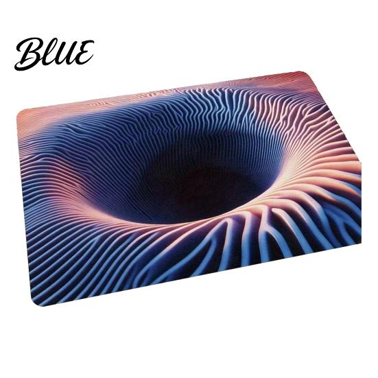 Textured Surface Floor Gradient Color Material Home Wear-Resistant Thick Mat Anti-Skid Rug Unique Pattern Design