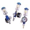 Pneumatic Spray Gun Air Regulator Gauge Water Trap Filter Tool Jp/Eu/Us Adapter