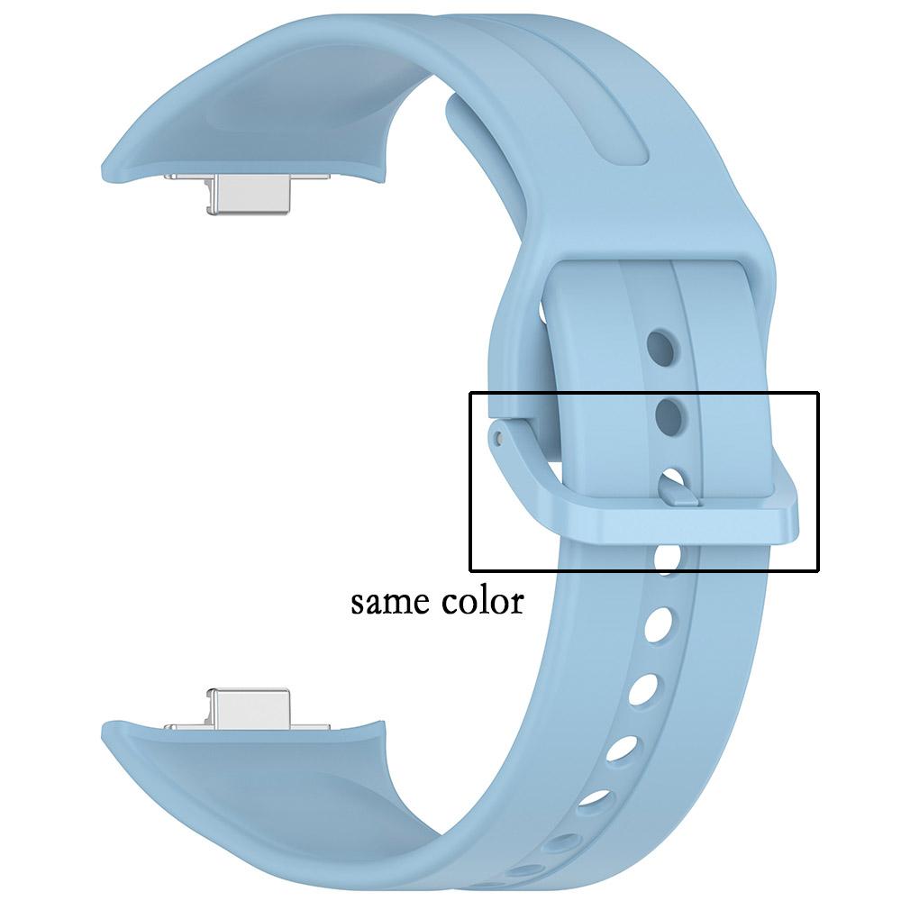 Řemínek pro Redmi Watch 5 s přezkou stejné barvy Vysoce kvalitní odolný a měkký silikonový náramek pro Redmi Watch 5