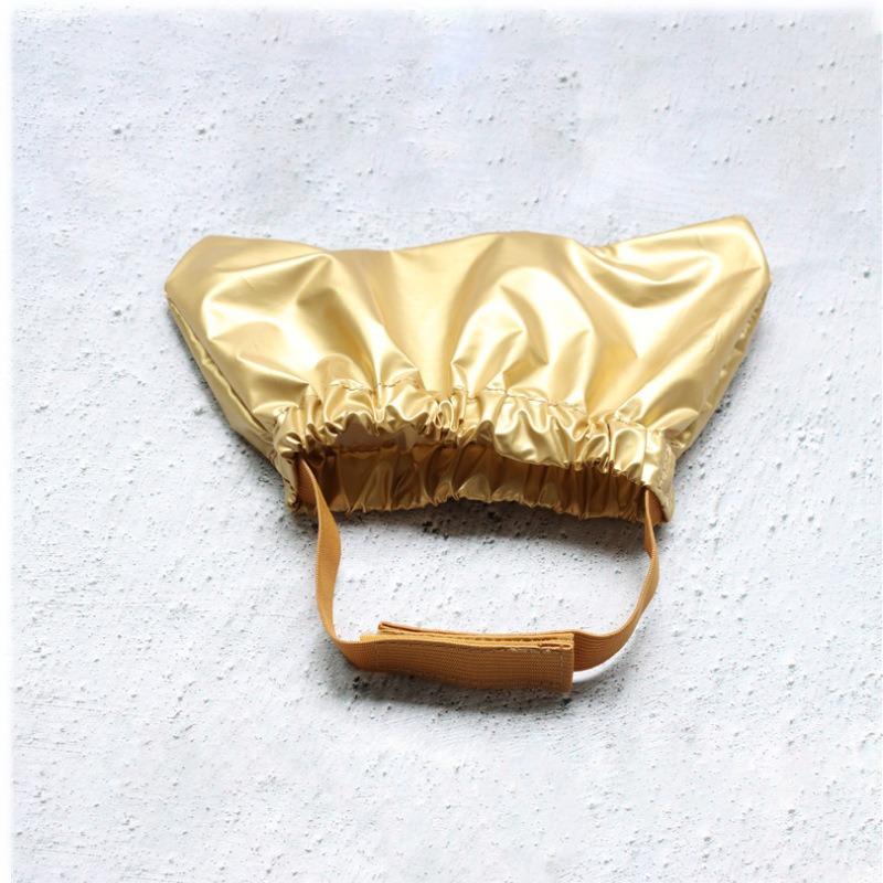 

Pet Bathing Shower Cap for Cats & Dogs - Waterproof Ear Protection Hood for Stress-Free Bathing M золотий