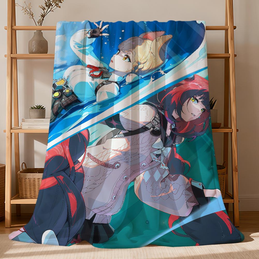 Ukinami Yuzuha Alice cp carino Zenless Zone Zero morbida calda coperta di peluche divano soggiorno animale domestico hogar camera da letto regalo casa Auto portatile