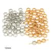 Multi-Size Electroplated CCB Plastic Large-Hole Beads for DIY Jewelry Crafting