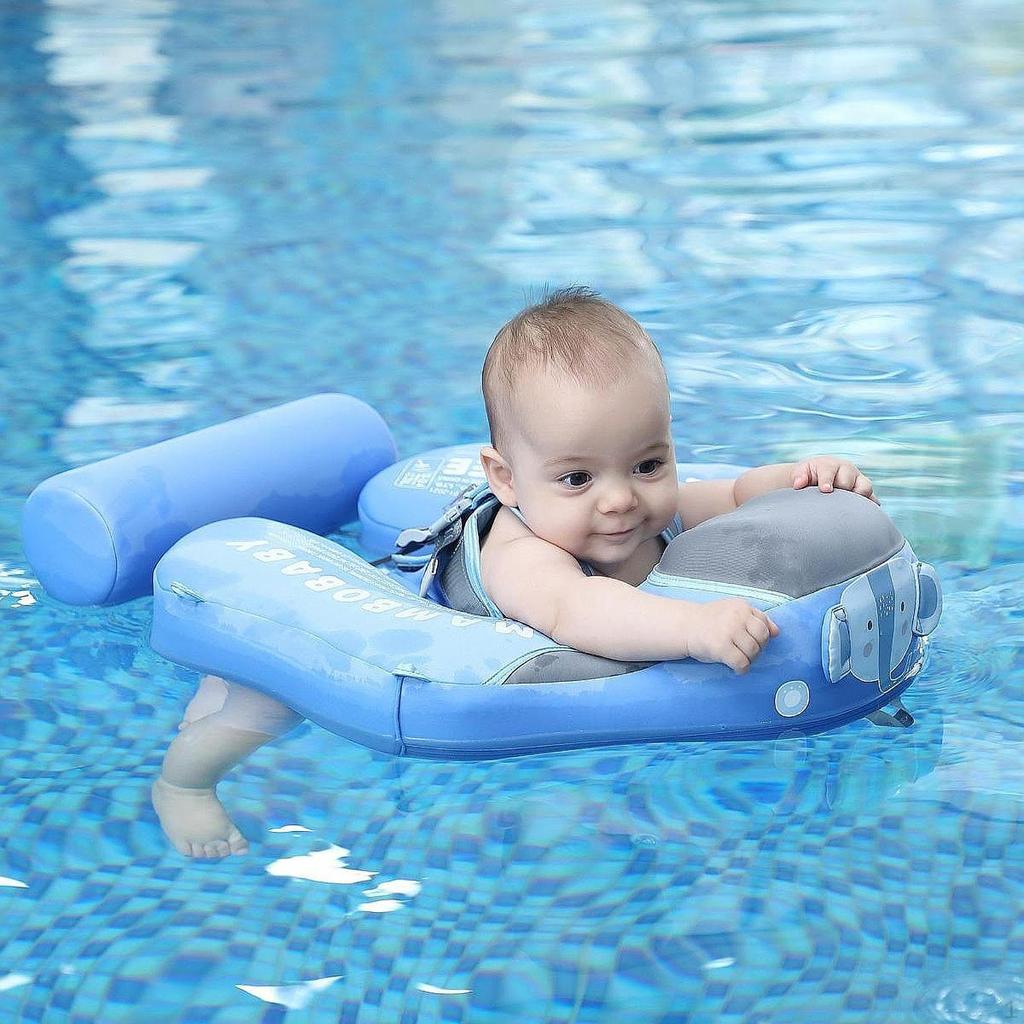 Baby Swim Float Non Inflatable Kids Swimming Ring Infant Pool Blue