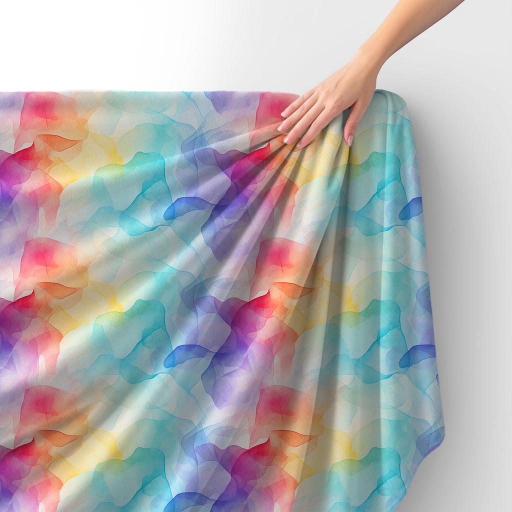 Royal Samt Stoff Polyester Zum Nähen - Motiv Abstraktion - Rdx2071