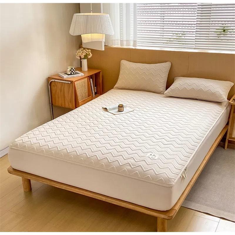Class A Soybean Quilted Bed Sheet Thickened Dustproof Bedspread Simmons Protective Cover Pure Cotton Mattress Cover