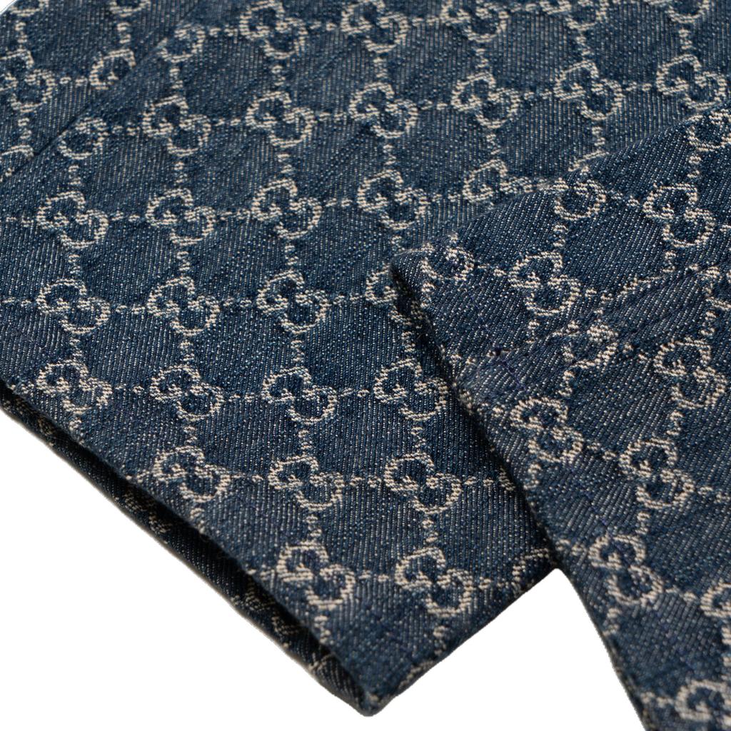 GUCCI Gg Monogram Eco Washed Organic Denim Jeans 649092-XDBK1-4266