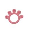 Food Grade Silicone Baby Teething Toys BPA Free Infant Chew Toys Silicone Teething Ring  Newborn