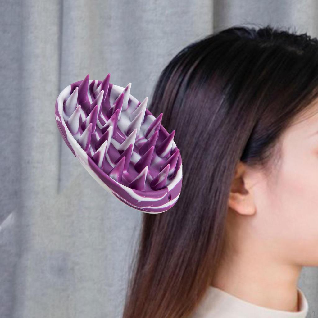 Gentle Scalp Massage Brush for All Hair Types