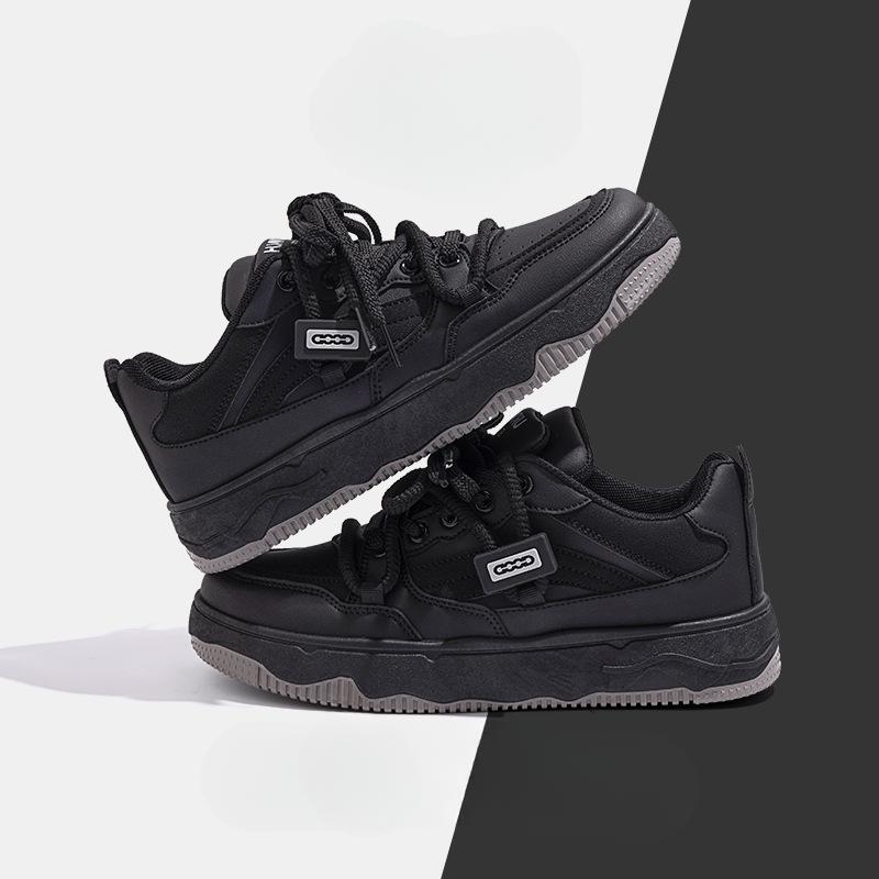 Mode Herrenschuhe Bequeme Plateau Laufschuhe 2024 Neue Herrenmode Outdoor Casual Sneaker PU Atmungsaktive Vulkanisierte Schuhe