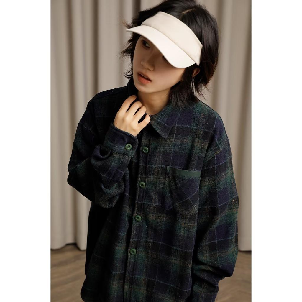 2024 Letter Long Sleeve Shirt Japanese Hong Kong Style Ins Loose Shirt Boys Summer Trendy Versatile Casual Coat