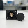 Premium BNC Female Connector D-Type Panel Mount Featuring Weatherproof Cover Design For Outdoor Camera Installations